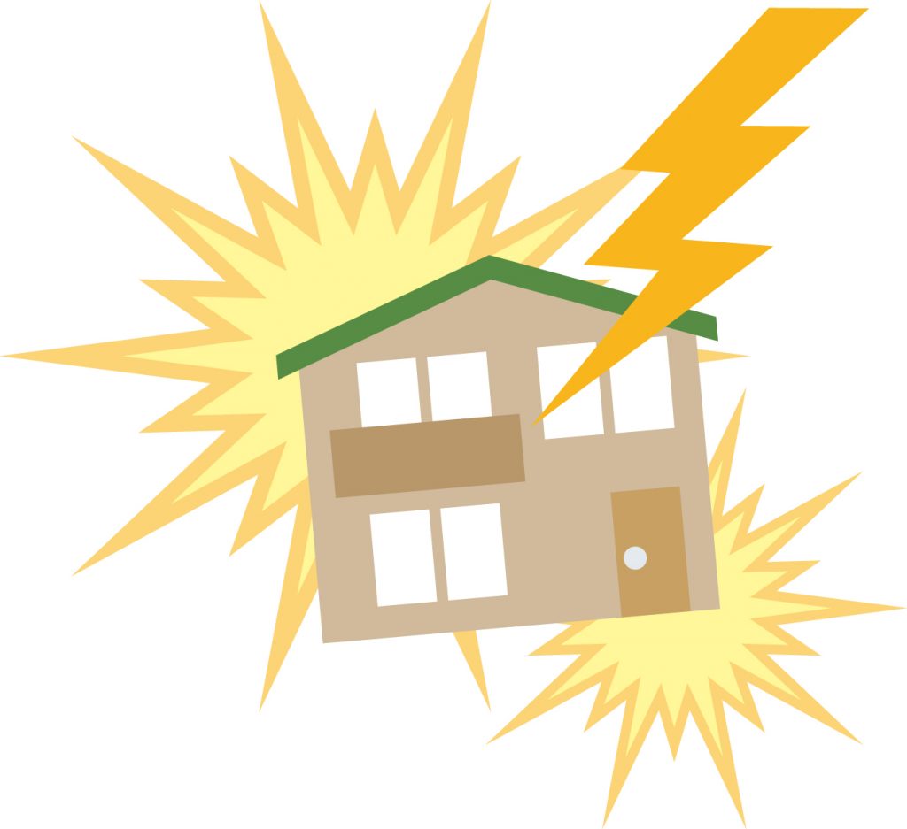 【落雷保険】火災保険で落雷による被害を保険金請求できる？
